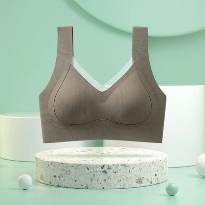 Breathable Womens No-Trace Bralette - Comfortable Large Size Sport Vest - ZOOMNSTORE
