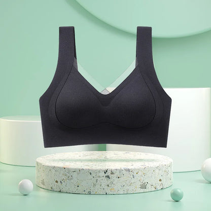 Breathable Womens No-Trace Bralette - Comfortable Large Size Sport Vest - ZOOMNSTORE