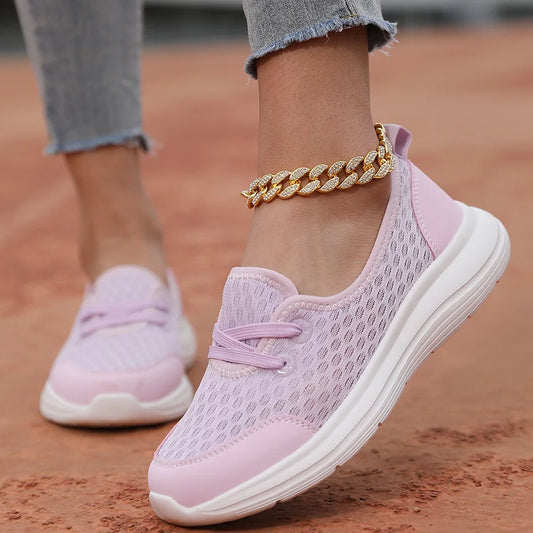 Breathable Womens Summer Sneakers - Lightweight Casual Running Shoes - ZOOMNSTORE