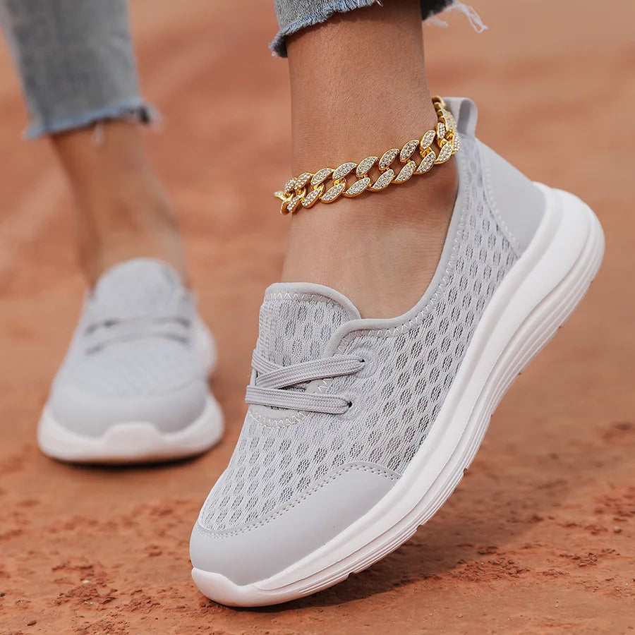 Breathable Womens Summer Sneakers - Lightweight Casual Running Shoes - ZOOMNSTORE