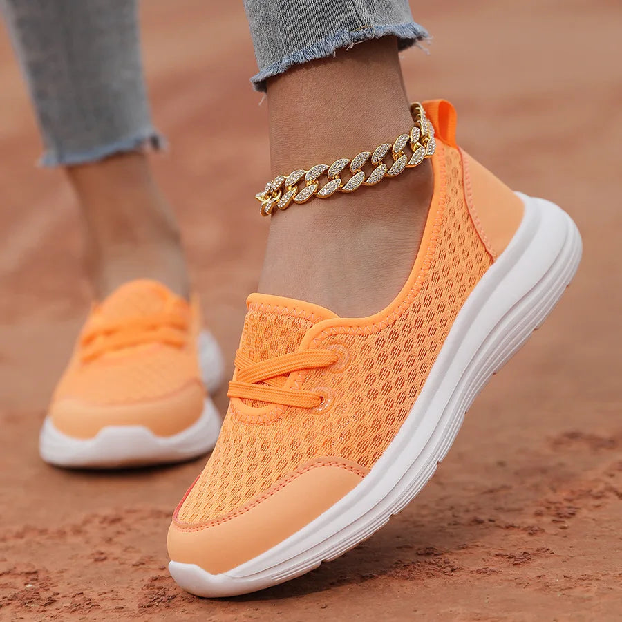 Breathable Womens Summer Sneakers - Lightweight Casual Running Shoes - ZOOMNSTORE