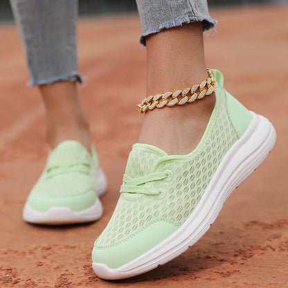 Breathable Womens Summer Sneakers - Lightweight Casual Running Shoes - ZOOMNSTORE