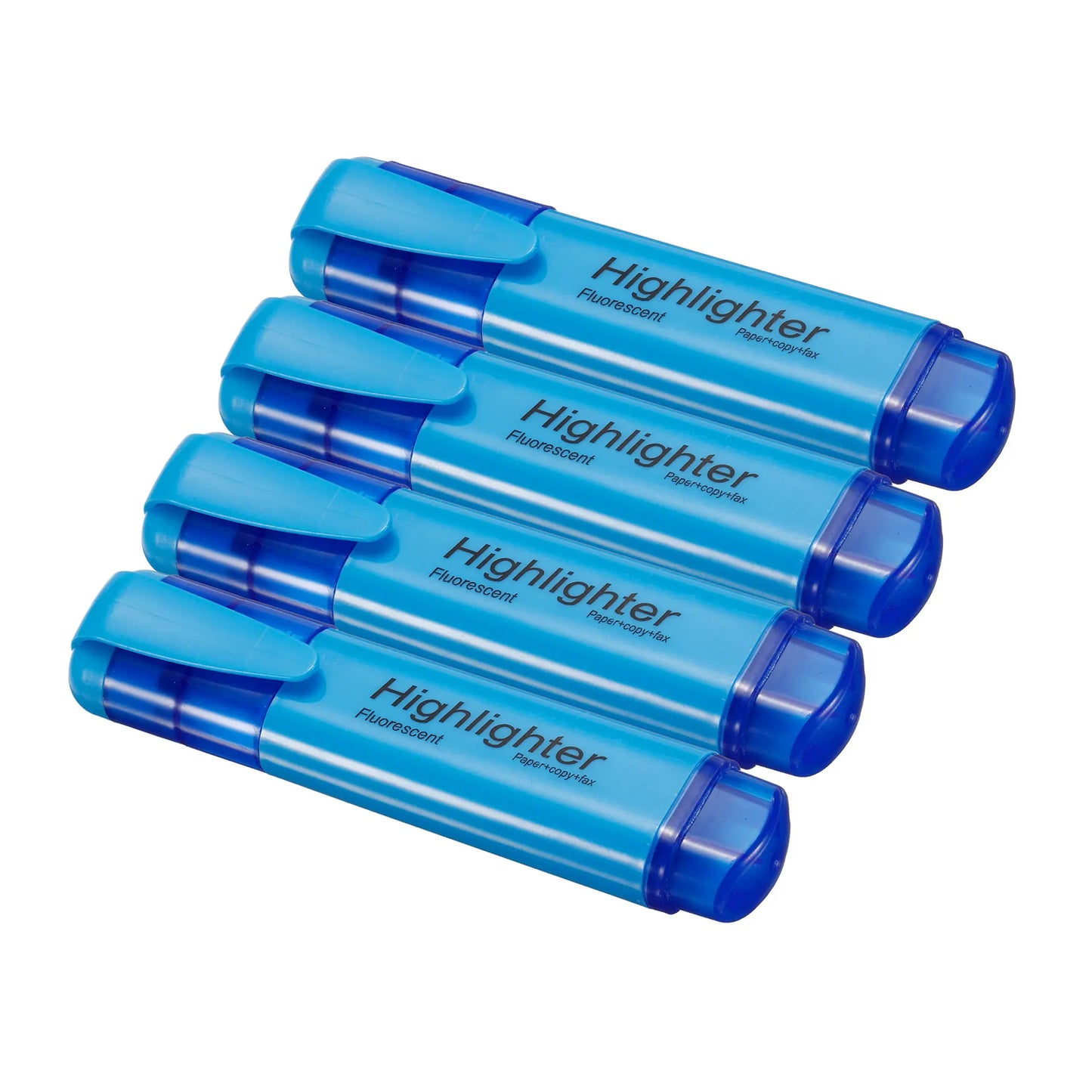 4/6Pc Highlighter Fluorescent Pen Broad Tip Writing Marker Pens for Art Drawing Doodling Marking Office Stationery School Supply - ZOOMNSTORE