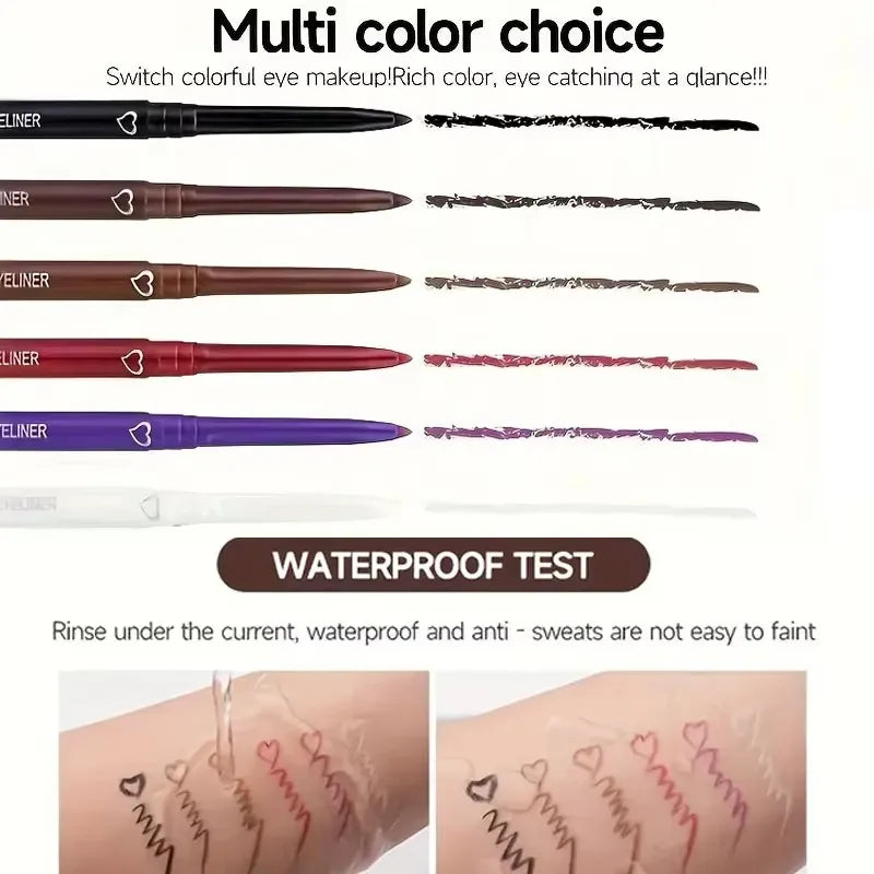 Brown Eyeliner Pen Waterproof Matte - Ultra-Fine Liquid Quick Dry Eye Makeup - ZOOMNSTORE