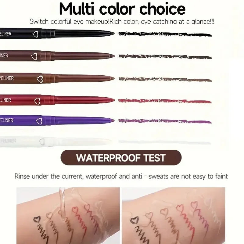 Brown Eyeliner Pen Waterproof Matte - Ultra-Fine Liquid Quick Dry Eye Makeup - ZOOMNSTORE