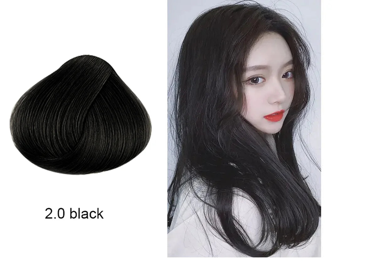 Organic Brown Hair Color Shampoo - Permanent Long-Lasting Dye for Women - ZOOMNSTORE