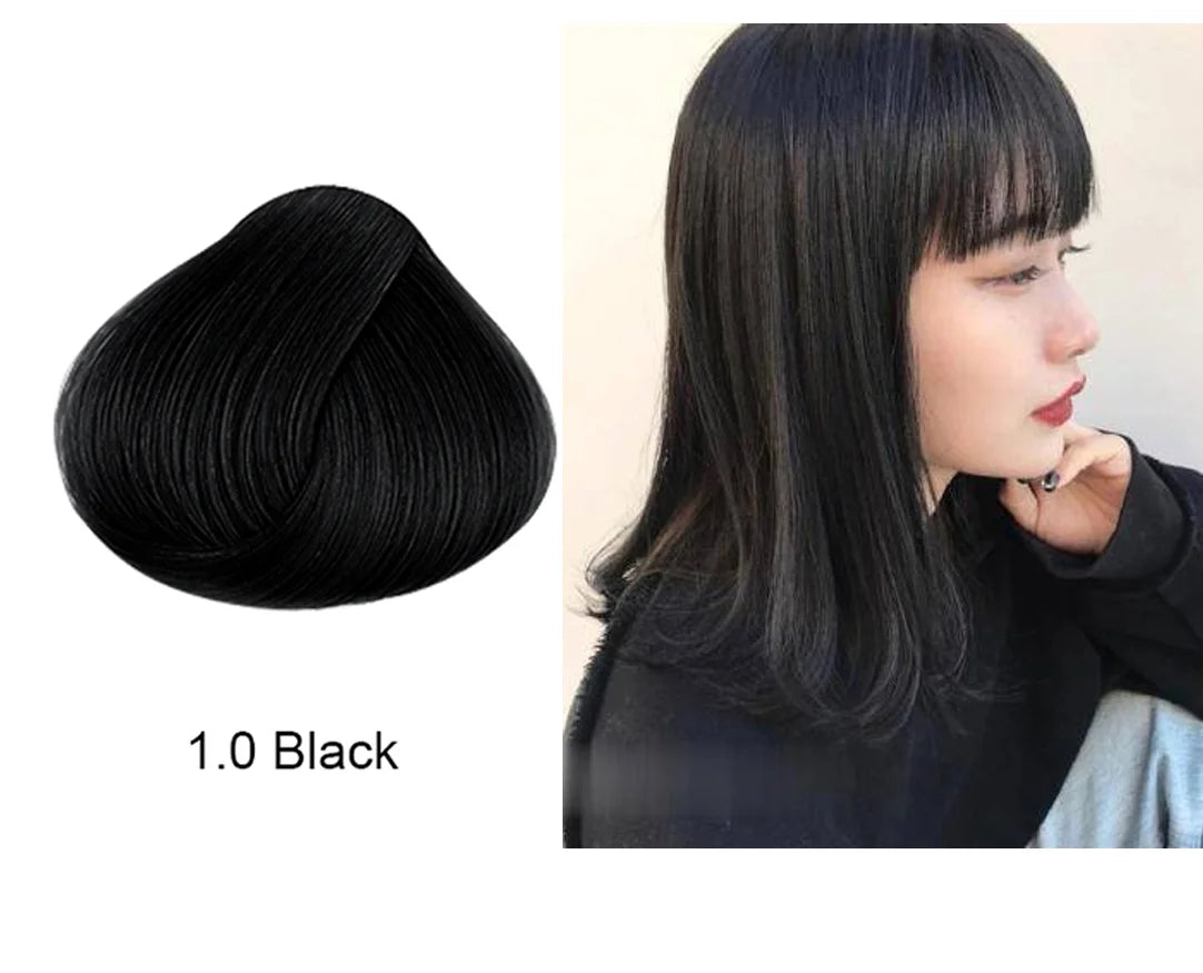 Organic Brown Hair Color Shampoo - Permanent Long-Lasting Dye for Women - ZOOMNSTORE