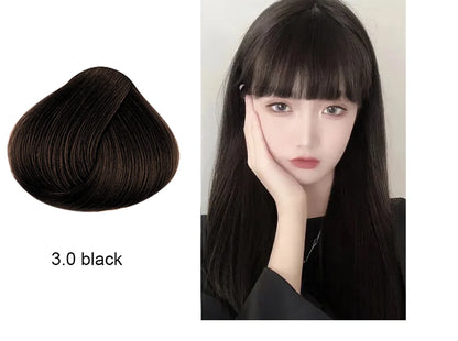 Organic Brown Hair Color Shampoo - Permanent Long-Lasting Dye for Women - ZOOMNSTORE