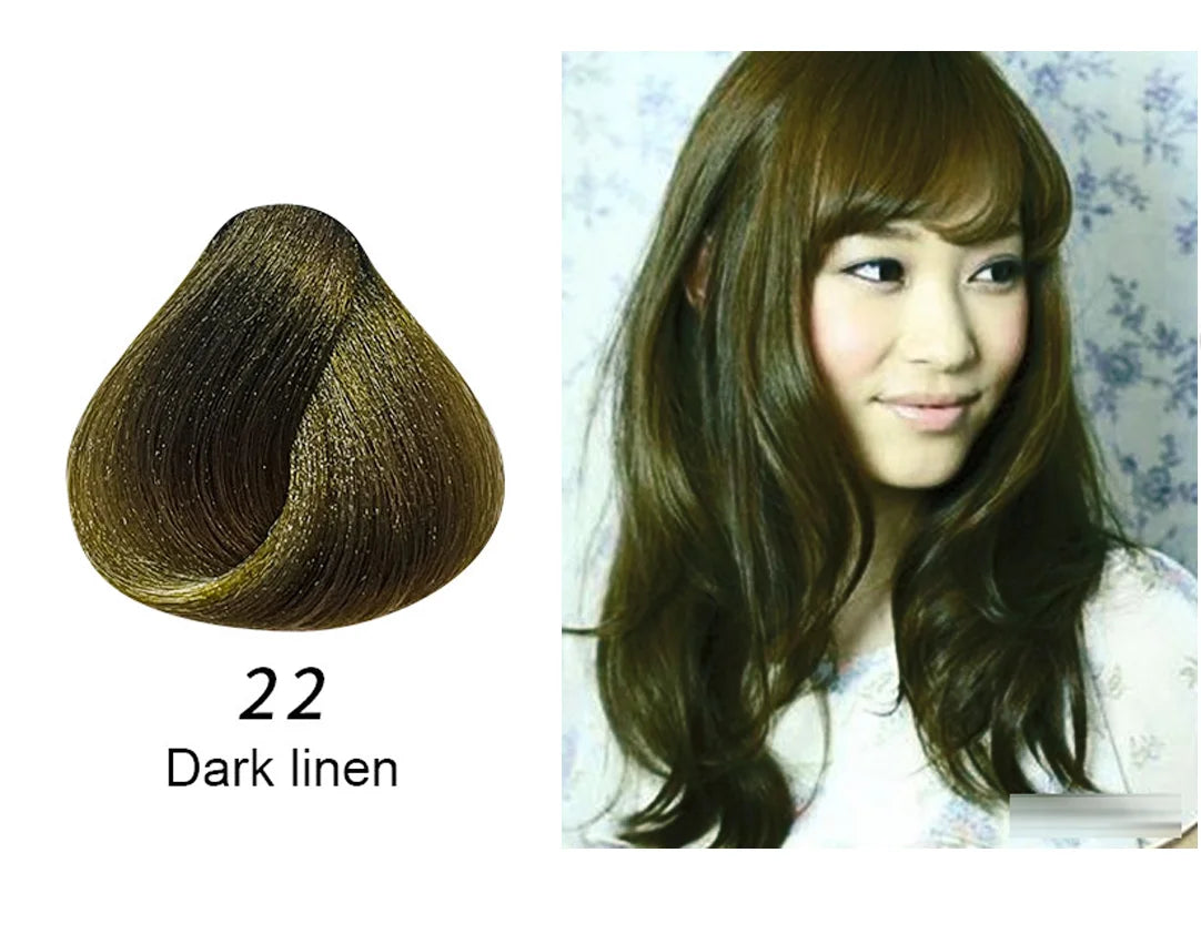 Organic Brown Hair Color Shampoo - Permanent Long-Lasting Dye for Women - ZOOMNSTORE