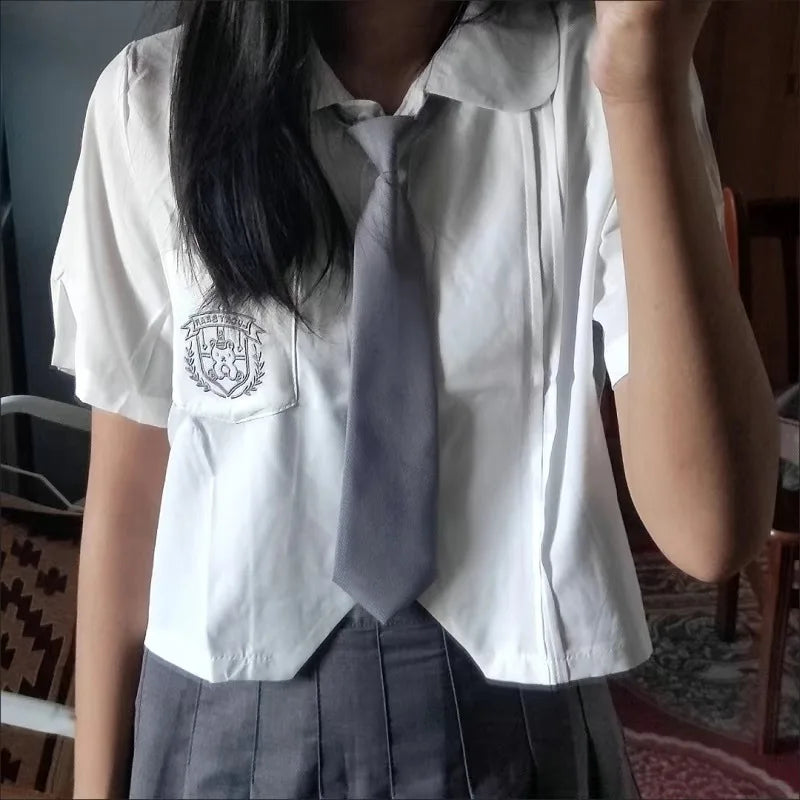 Brown Necktie - Trendy Solid Tie for College Students and Lazy-tie Uniforms - ZOOMNSTORE