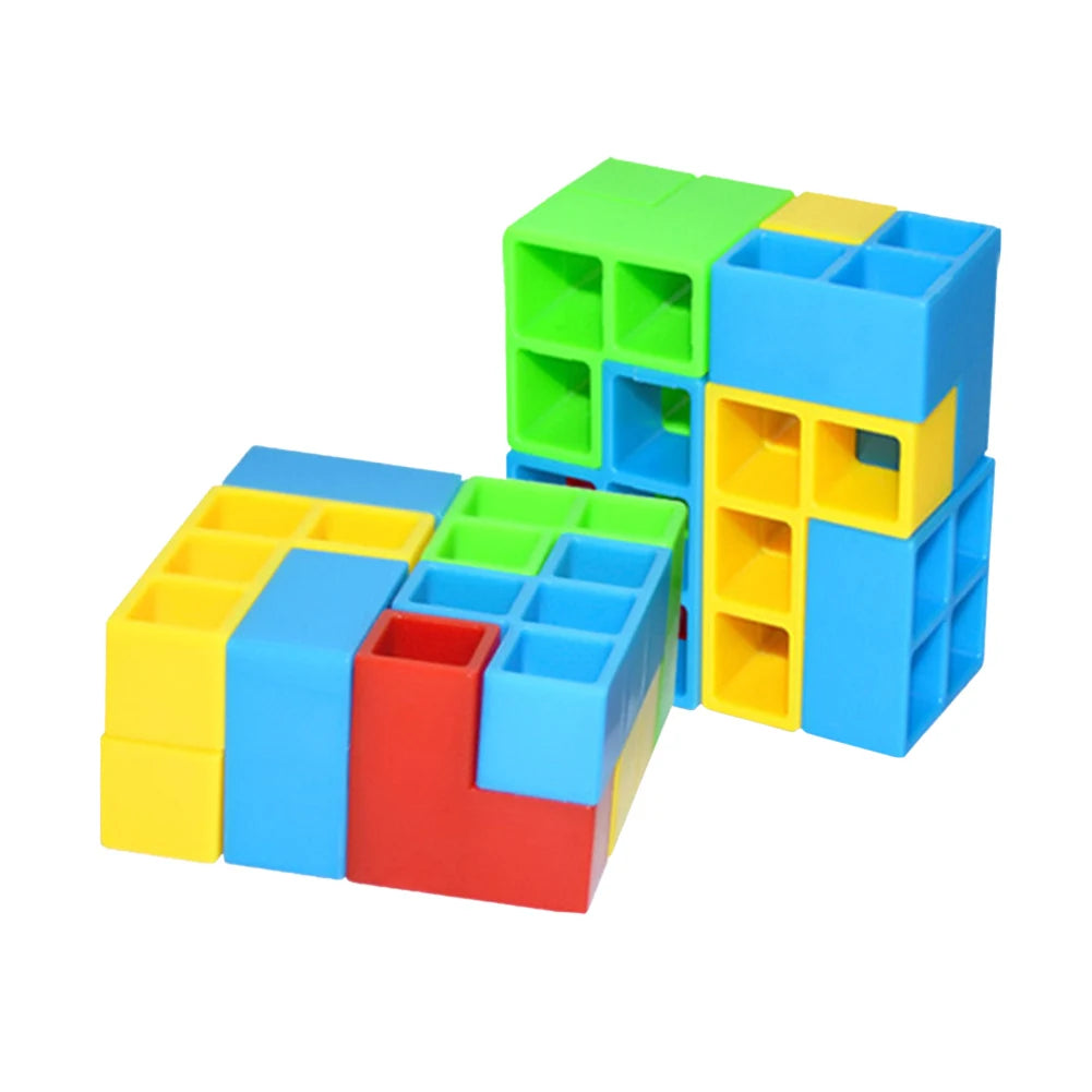 Building Block Toy - Stacked Tetra Tower Game | Balance Tower Toy for Kids Party - ZOOMNSTORE