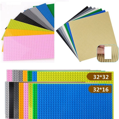 Building Blocks Baseplate Double Sided 32x32 Dots - Classic Brick Accessories for Kids - ZOOMNSTORE