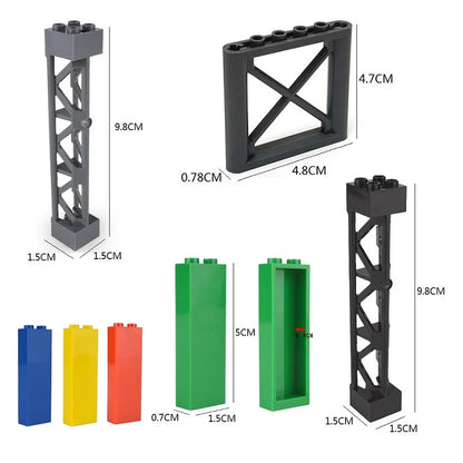 Building Blocks Baseplate Double Sided 32x32 Dots - Classic Brick Accessories for Kids - ZOOMNSTORE