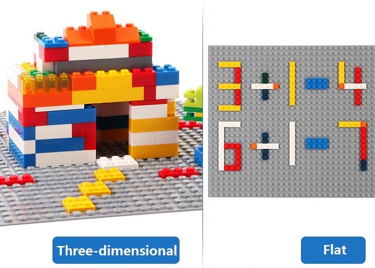 Building Blocks Baseplate Double Sided 32x32 Dots - Classic Brick Accessories for Kids - ZOOMNSTORE