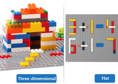 Building Blocks Baseplate Double Sided 32x32 Dots - Classic Brick Accessories for Kids - ZOOMNSTORE