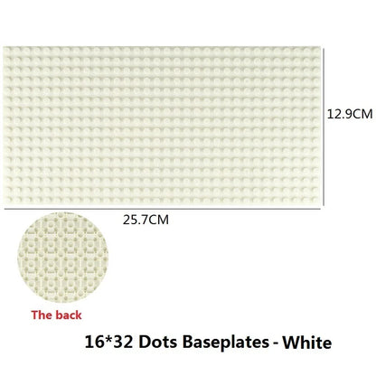 Building Blocks Baseplate Double Sided 32x32 Dots - Classic Brick Accessories for Kids - ZOOMNSTORE