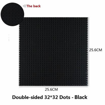 Building Blocks Baseplate Double Sided 32x32 Dots - Classic Brick Accessories for Kids - ZOOMNSTORE