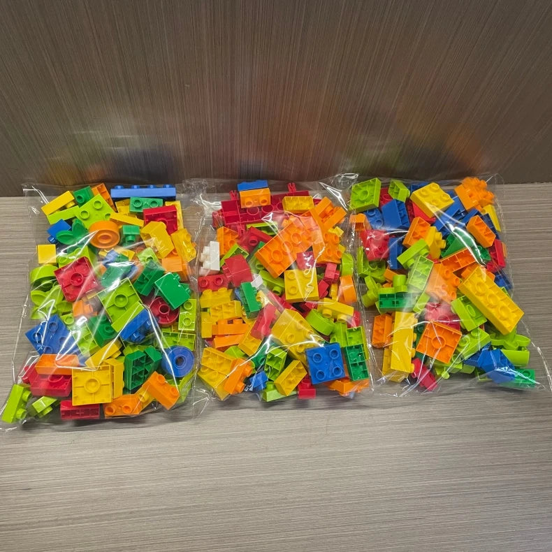 Building Blocks Set - 240pcs Construction Toy for Kids | Colorful ABS Plastic Bricks - ZOOMNSTORE
