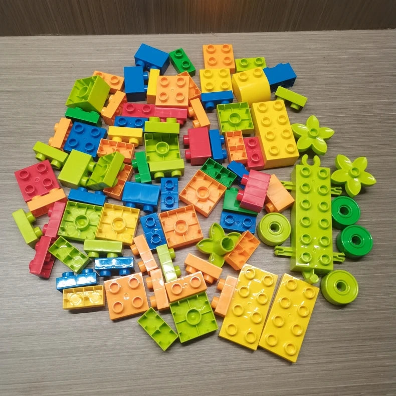 Building Blocks Set - 240pcs Construction Toy for Kids | Colorful ABS Plastic Bricks - ZOOMNSTORE