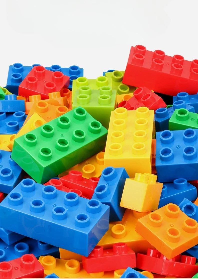 Building Blocks Set - 240pcs Construction Toy for Kids | Colorful ABS Plastic Bricks - ZOOMNSTORE