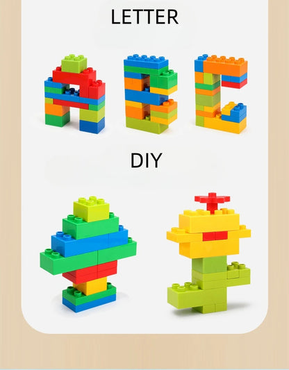 Building Blocks Set - 240pcs Construction Toy for Kids | Colorful ABS Plastic Bricks - ZOOMNSTORE