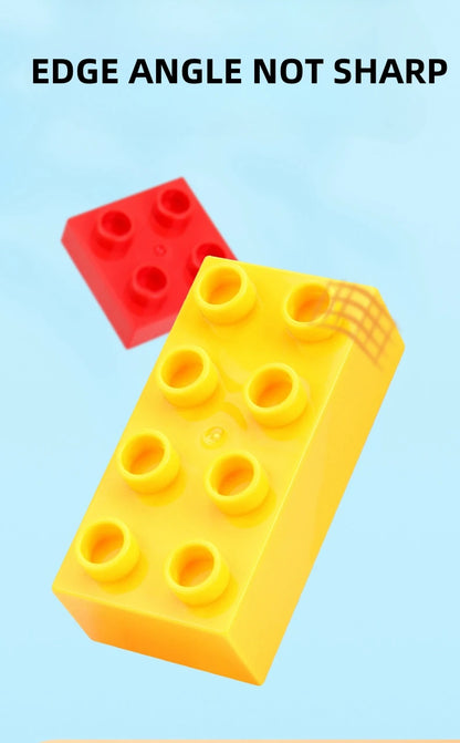 Building Blocks Set - 240pcs Construction Toy for Kids | Colorful ABS Plastic Bricks - ZOOMNSTORE