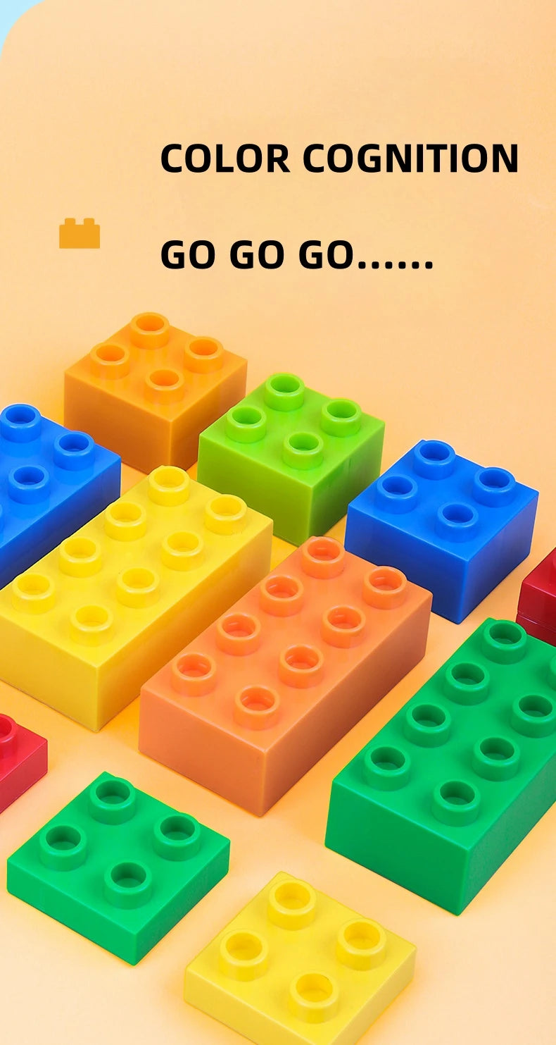 Building Blocks Set - 240pcs Construction Toy for Kids | Colorful ABS Plastic Bricks - ZOOMNSTORE