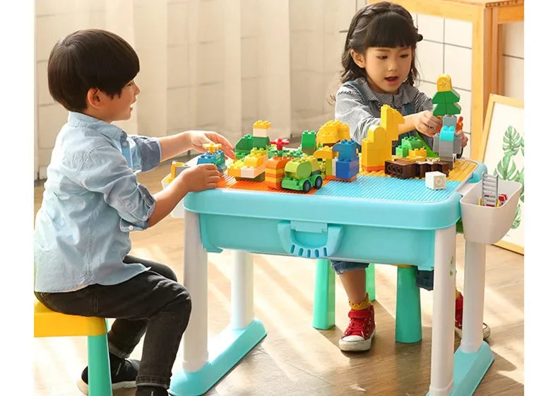 Building Blocks Set - Creative Colorful Kids Educational Toy Compatible With Duplo - ZOOMNSTORE