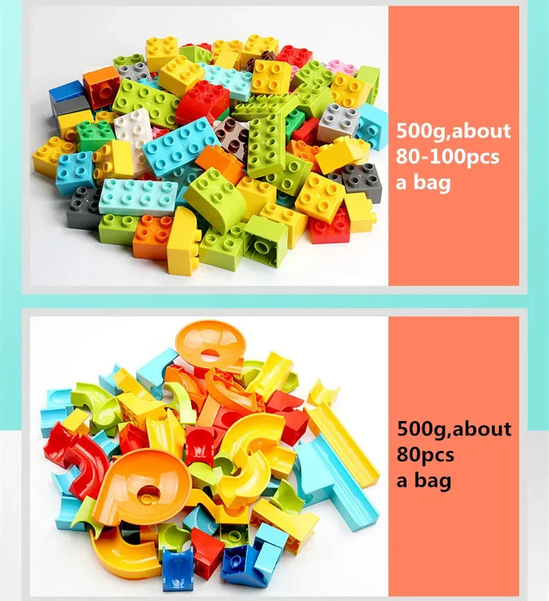 Building Blocks Set - Creative Colorful Kids Educational Toy Compatible With Duplo - ZOOMNSTORE
