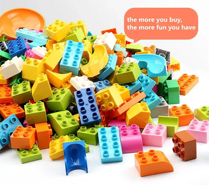 Building Blocks Set - Creative Colorful Kids Educational Toy Compatible With Duplo - ZOOMNSTORE