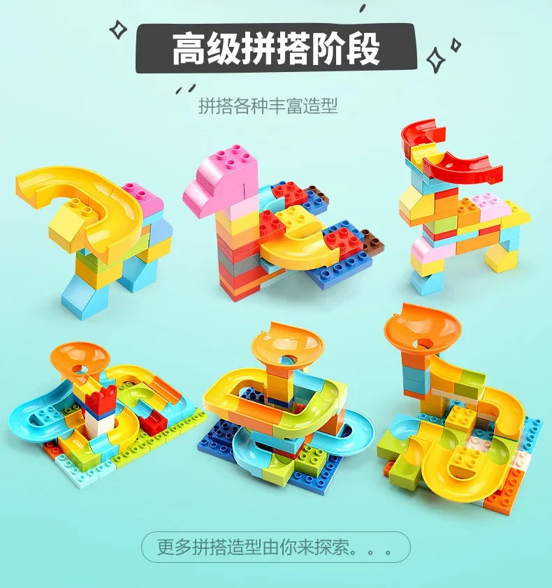 Building Blocks Set - Creative Colorful Kids Educational Toy Compatible With Duplo - ZOOMNSTORE