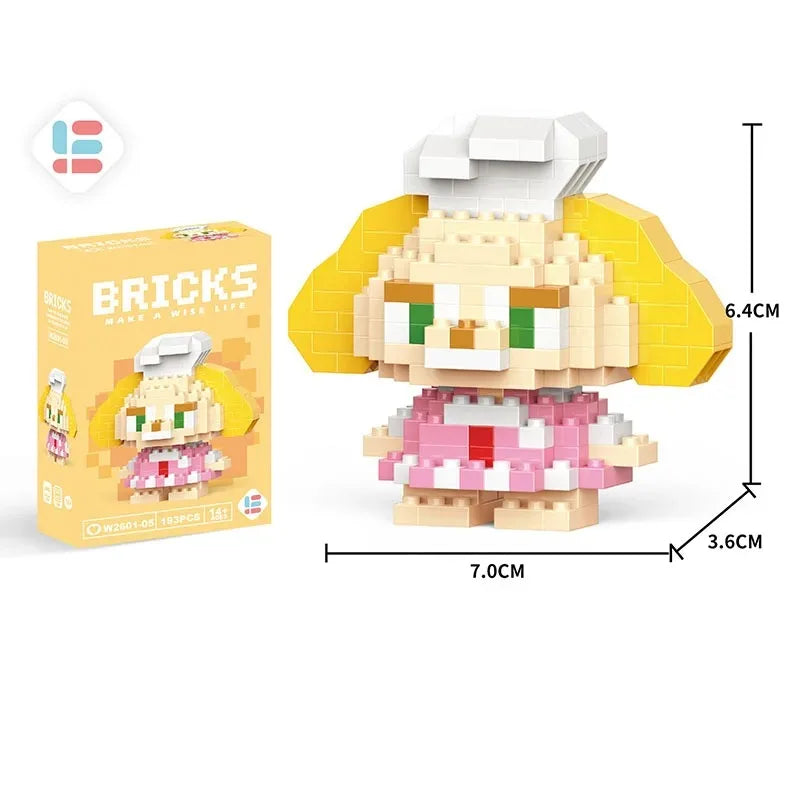 Building Blocks Toy - Disney Stitch & Pokemon Pikachu Model Kit for Kids Gift - ZOOMNSTORE