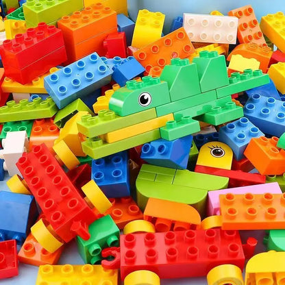 Building Blocks for Kids - 210PCS Classic Multi Colored Block Set for Toddlers - ZOOMNSTORE