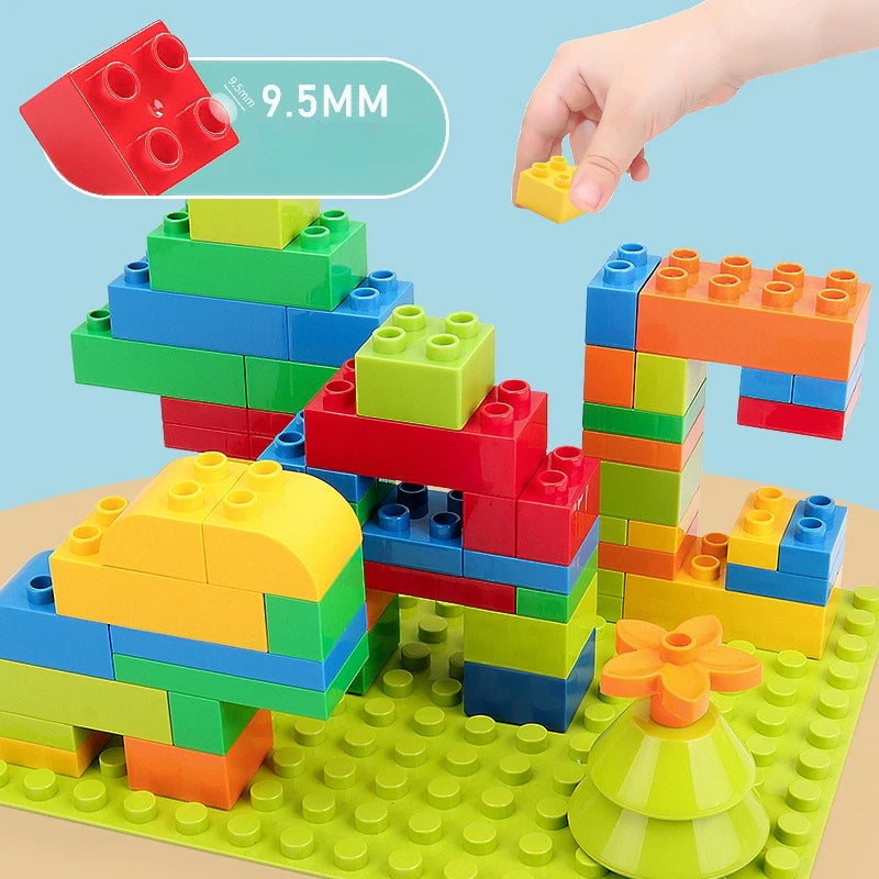 Building Blocks for Kids - 210PCS Classic Multi Colored Block Set for Toddlers - ZOOMNSTORE