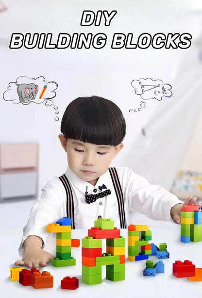 Building Blocks for Kids - 210PCS Classic Multi Colored Block Set for Toddlers - ZOOMNSTORE