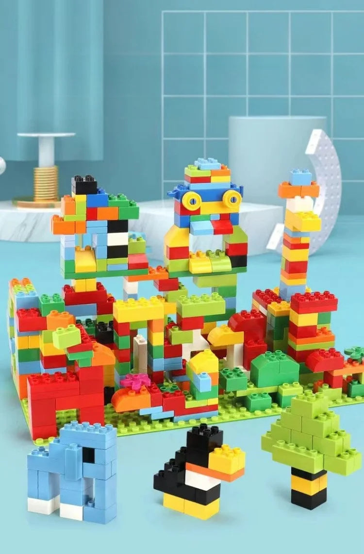 Building Blocks for Kids - 210PCS Classic Multi Colored Block Set for Toddlers - ZOOMNSTORE