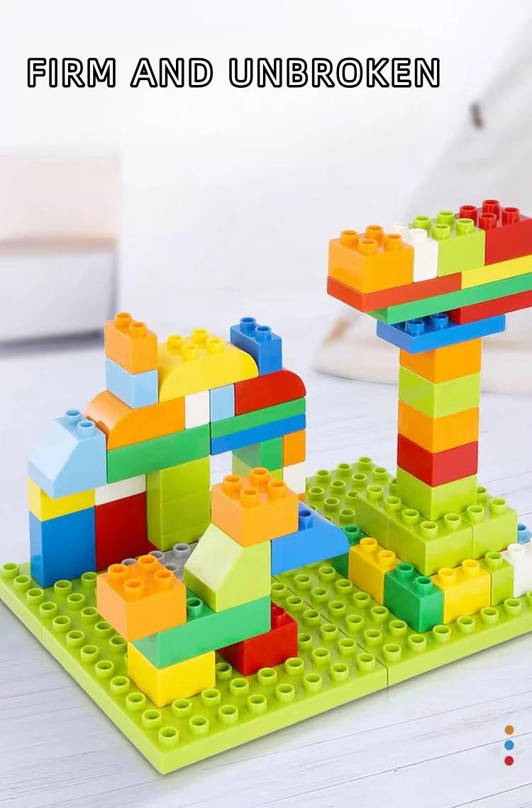 Building Blocks for Kids - 210PCS Classic Multi Colored Block Set for Toddlers - ZOOMNSTORE