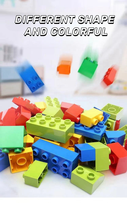 Building Blocks for Kids - 210PCS Classic Multi Colored Block Set for Toddlers - ZOOMNSTORE