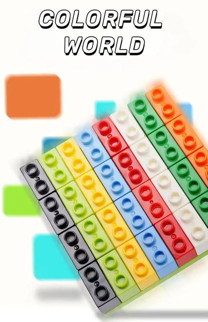 Building Blocks for Kids - 210PCS Classic Multi Colored Block Set for Toddlers - ZOOMNSTORE