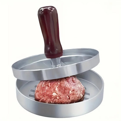 Burger Press - Durable Aluminum Non Stick Patty Maker & Hamburger Mold for BBQ Grill - ZOOMNSTORE