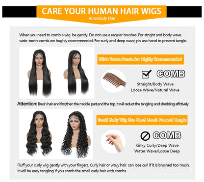 Burgundy Lace Frontal Wig - 13x6 HD Lace Front Wigs, Body Wave Remy Hair - ZOOMNSTORE