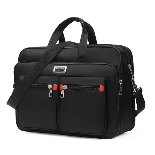 High-Capacity Business Briefcase - Travel Laptop Organizer  Document Storage Bag - ZOOMNSTORE