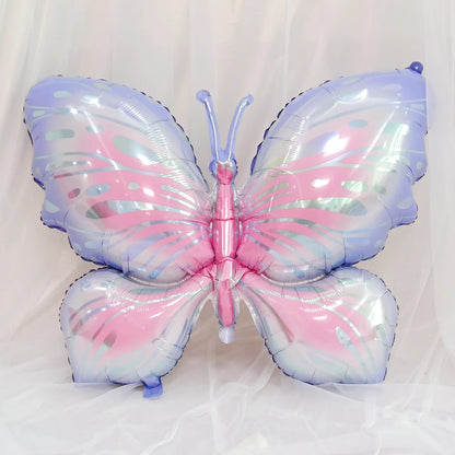 Large Butterfly Foil Balloon - Helium Birthday Party Decoration Baby Shower Photo Prop - ZOOMNSTORE