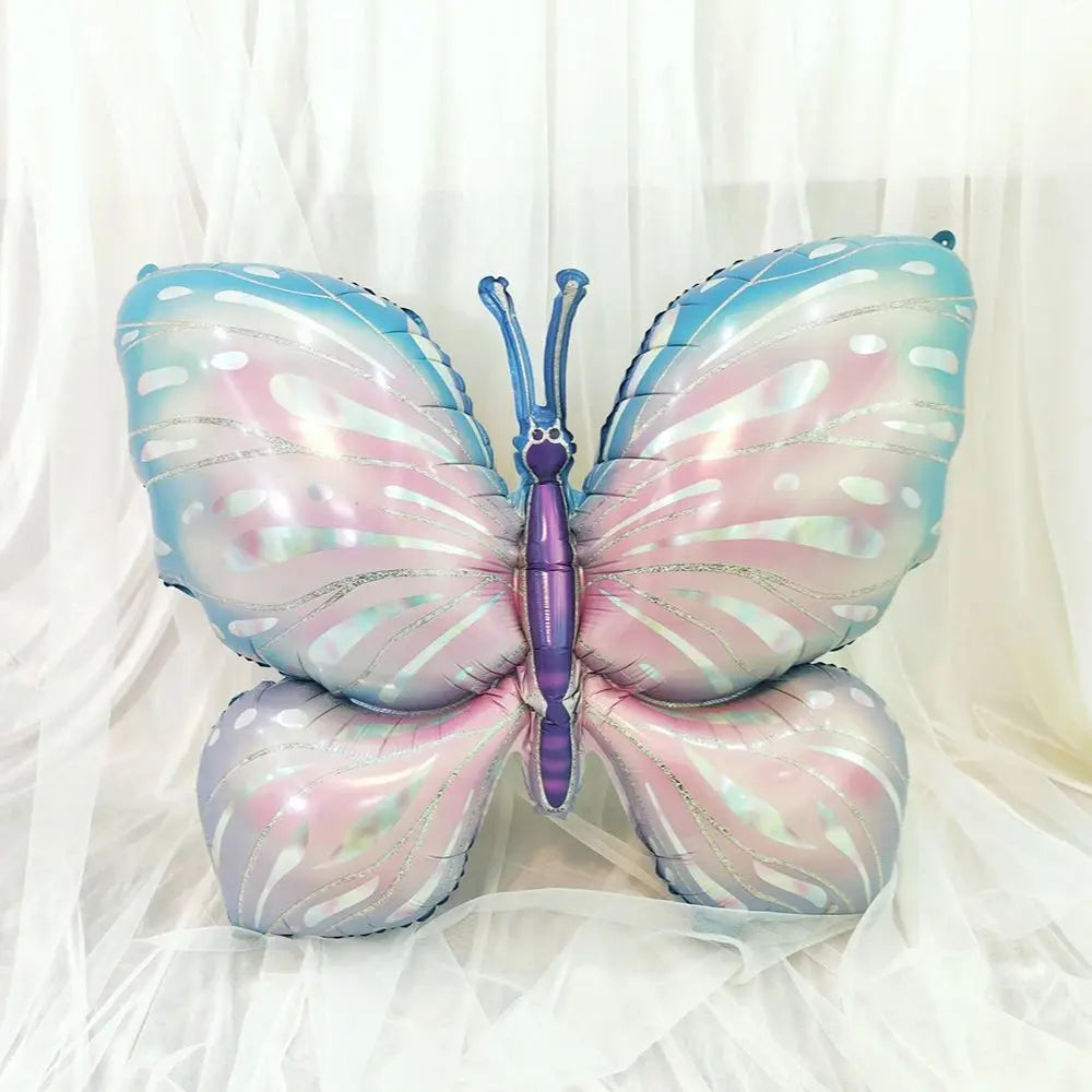 Large Butterfly Foil Balloon - Helium Birthday Party Decoration Baby Shower Photo Prop - ZOOMNSTORE