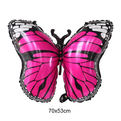 Large Butterfly Foil Balloon - Helium Birthday Party Decoration Baby Shower Photo Prop - ZOOMNSTORE