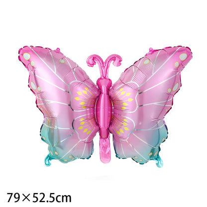 Large Butterfly Foil Balloon - Helium Birthday Party Decoration Baby Shower Photo Prop - ZOOMNSTORE