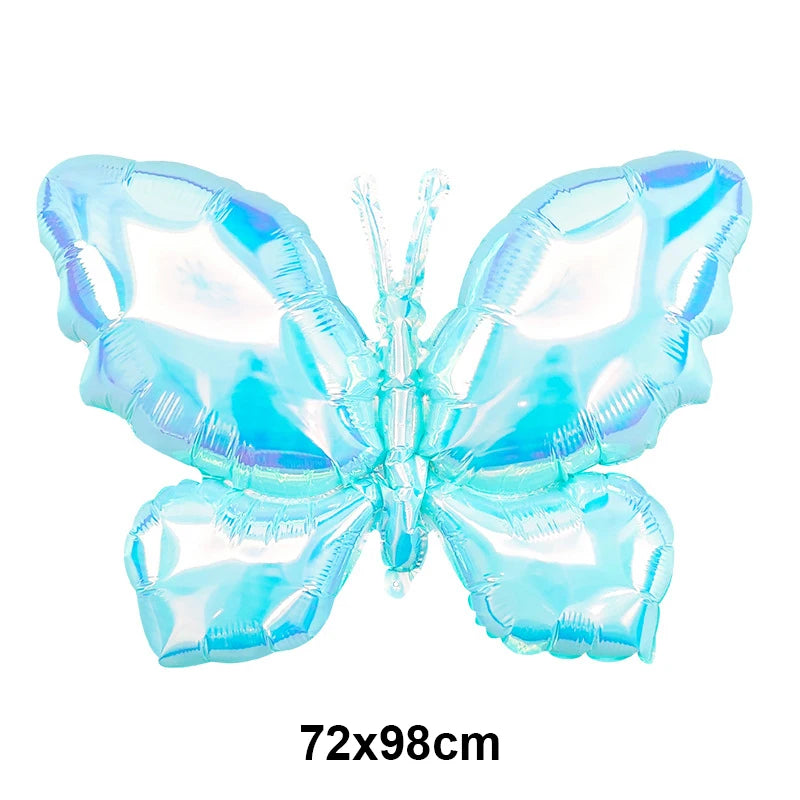 Large Butterfly Foil Balloon - Helium Birthday Party Decoration Baby Shower Photo Prop - ZOOMNSTORE
