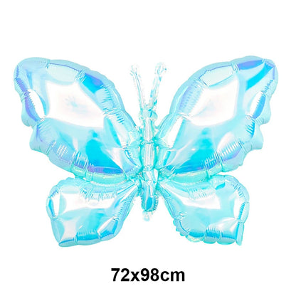 Large Butterfly Foil Balloon - Helium Birthday Party Decoration Baby Shower Photo Prop - ZOOMNSTORE