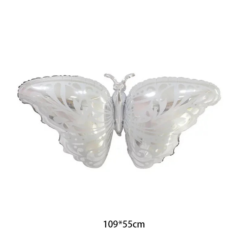 Large Butterfly Foil Balloon - Helium Birthday Party Decoration Baby Shower Photo Prop - ZOOMNSTORE