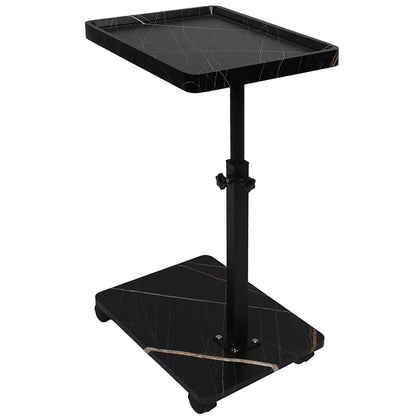 C Shaped Coffee Table – Mobile Rolling Side Table for Living Room Furniture - ZOOMNSTORE
